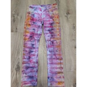 Sz 24 7 for all man kind OOAK ice dyed jeans!